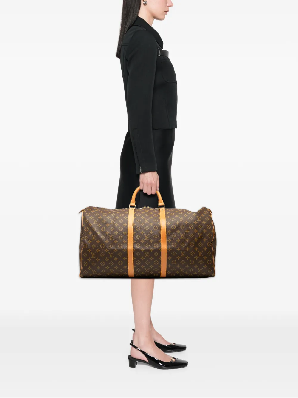 Louis Vuitton Pre-Owned bolsa de viaje con monograma Keepall 60 1988 | Estilos de archivo | Image 2