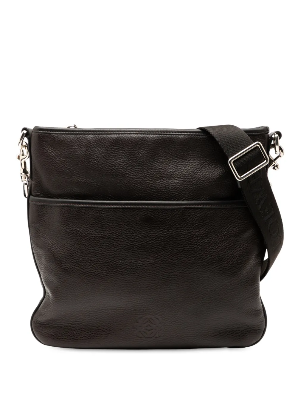 Loewe Pre-Owned Borsa a tracolla Anagram in pelle 2010-2025 - Marrone