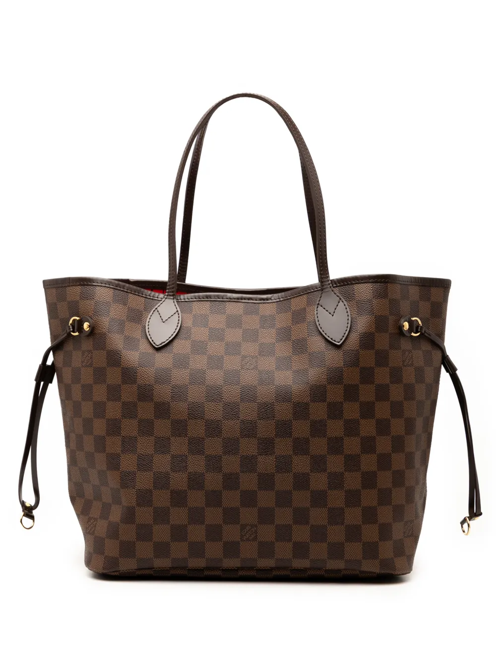 Louis Vuitton Pre-Owned 2011 Damier Ebene Neverfull GM Shopper - Braun
