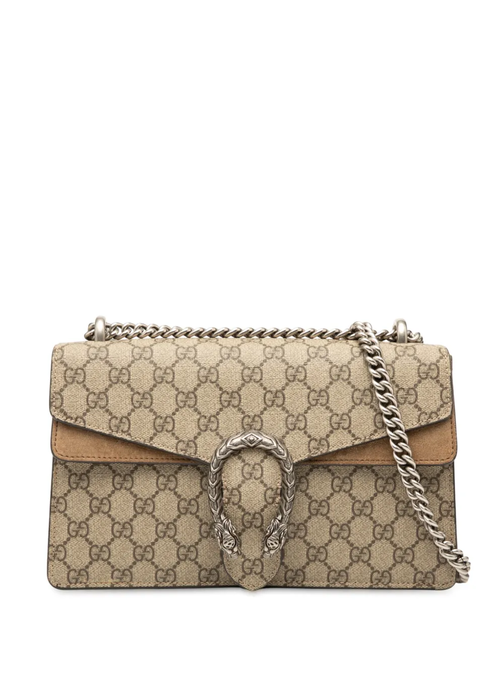 Gucci Pre-Owned 2016-2025 Medium GG Supreme Dionysus shoulder bag - Marrone