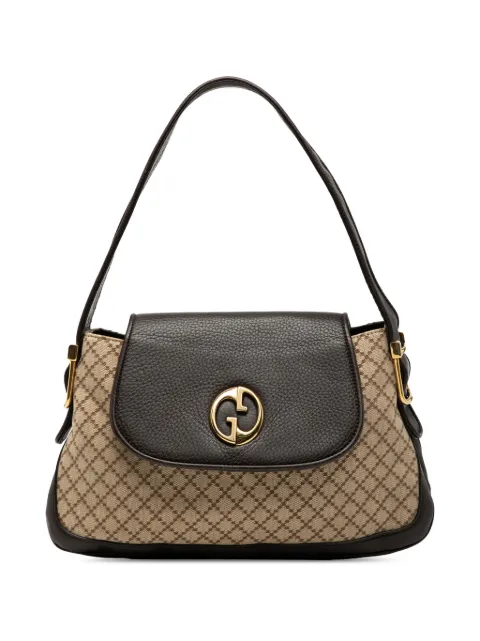 Gucci Pre-Owned 2000-2015 Diamante Canvas 1973 shoulder bag