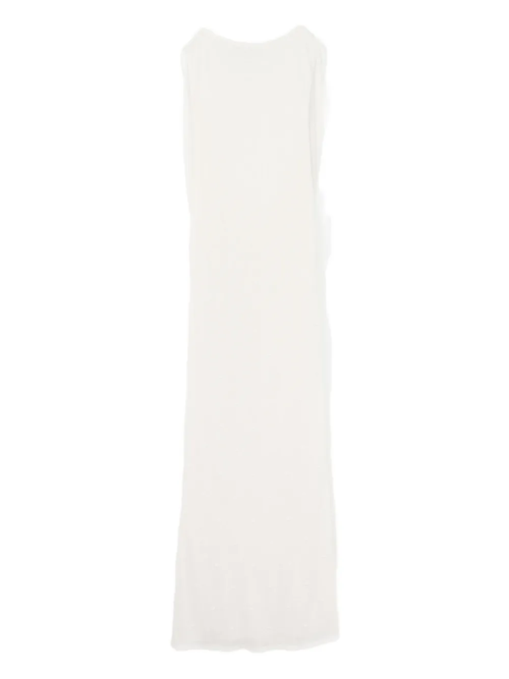 Jacquemus La Plumetis dress - Weiß