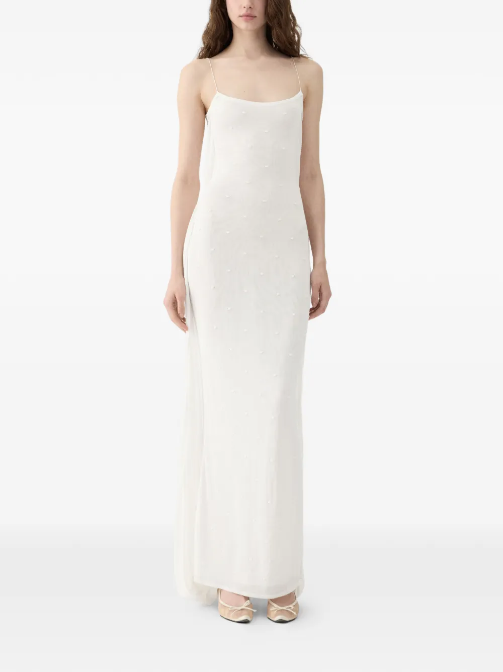 Jacquemus La Plumetis dress - Wit