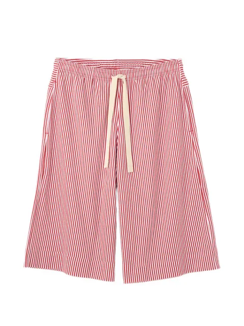 Jacquemus stribede shorts med snoretræk