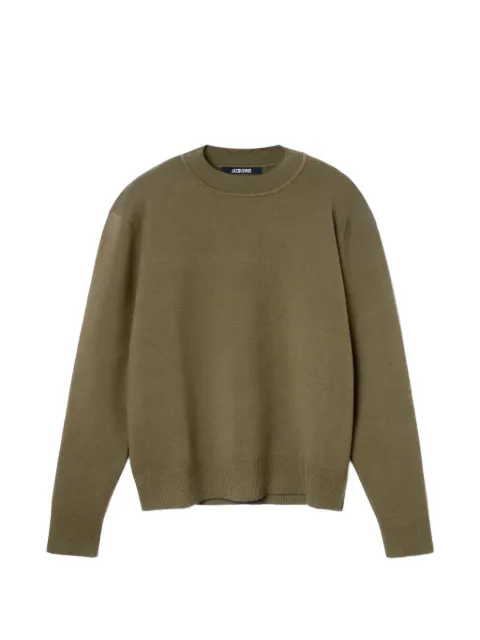 Jacquemus piqué logo-embroidered sweater
