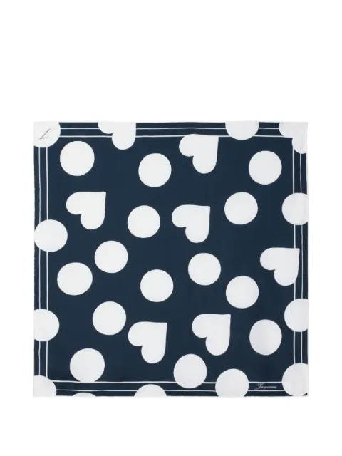 Jacquemus polka-dot scarf