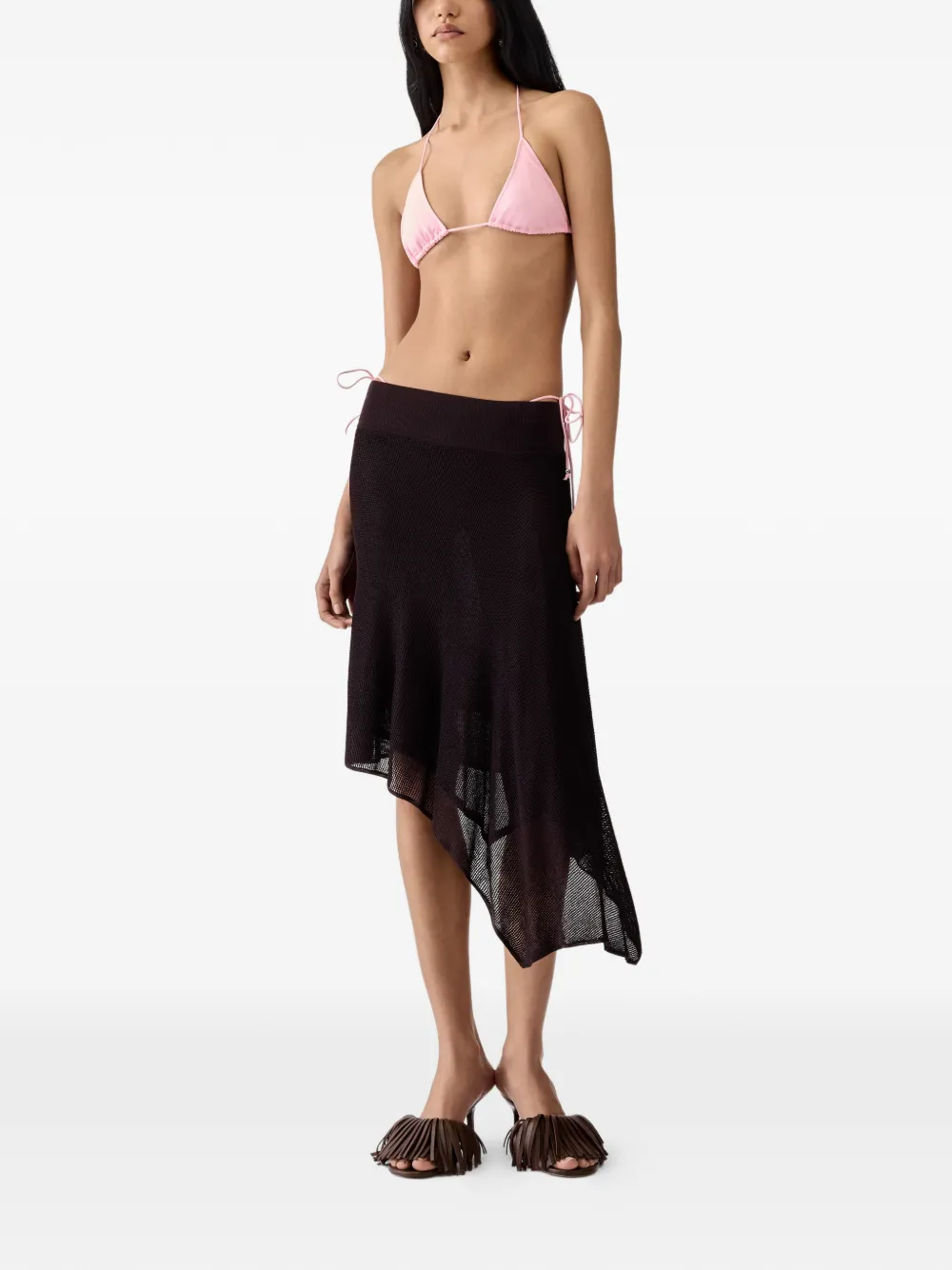 Jacquemus The Triangle bikinislip Roze
