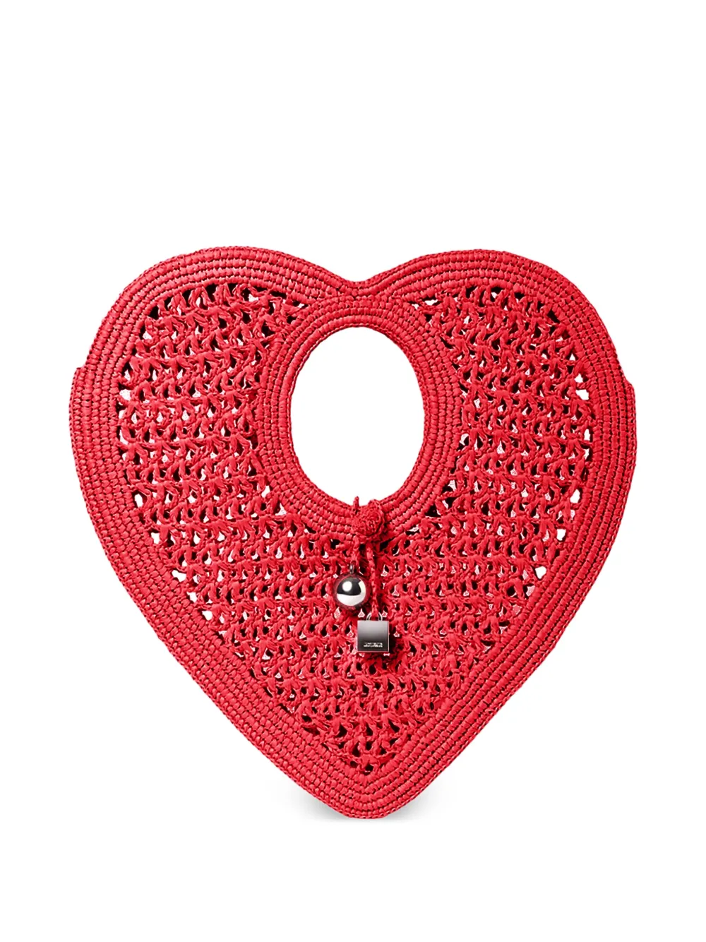 Jacquemus Spiaggia Coeur Tote Bag - Rot