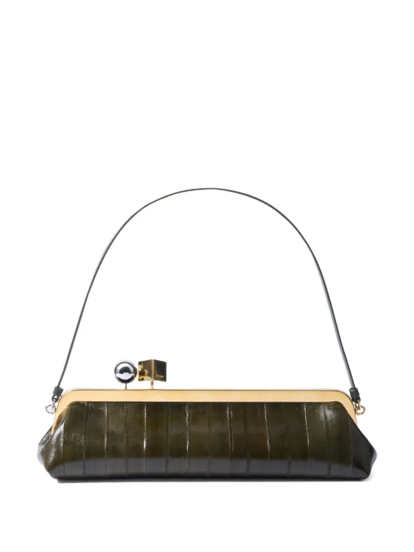 Jacquemus The Salon Clutch Bag in Green