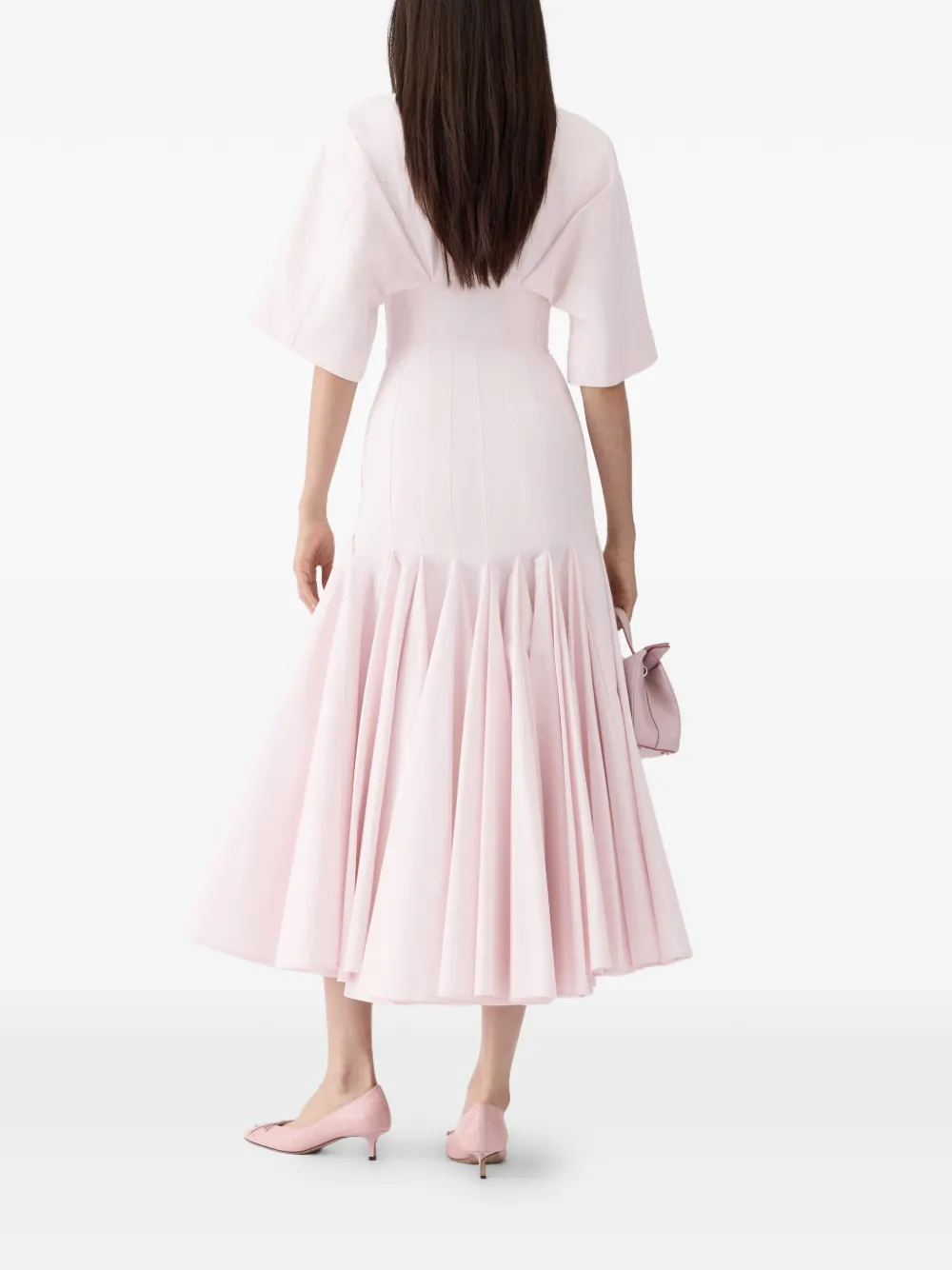  Jacquemus Moisson Midi Dress - Pink 