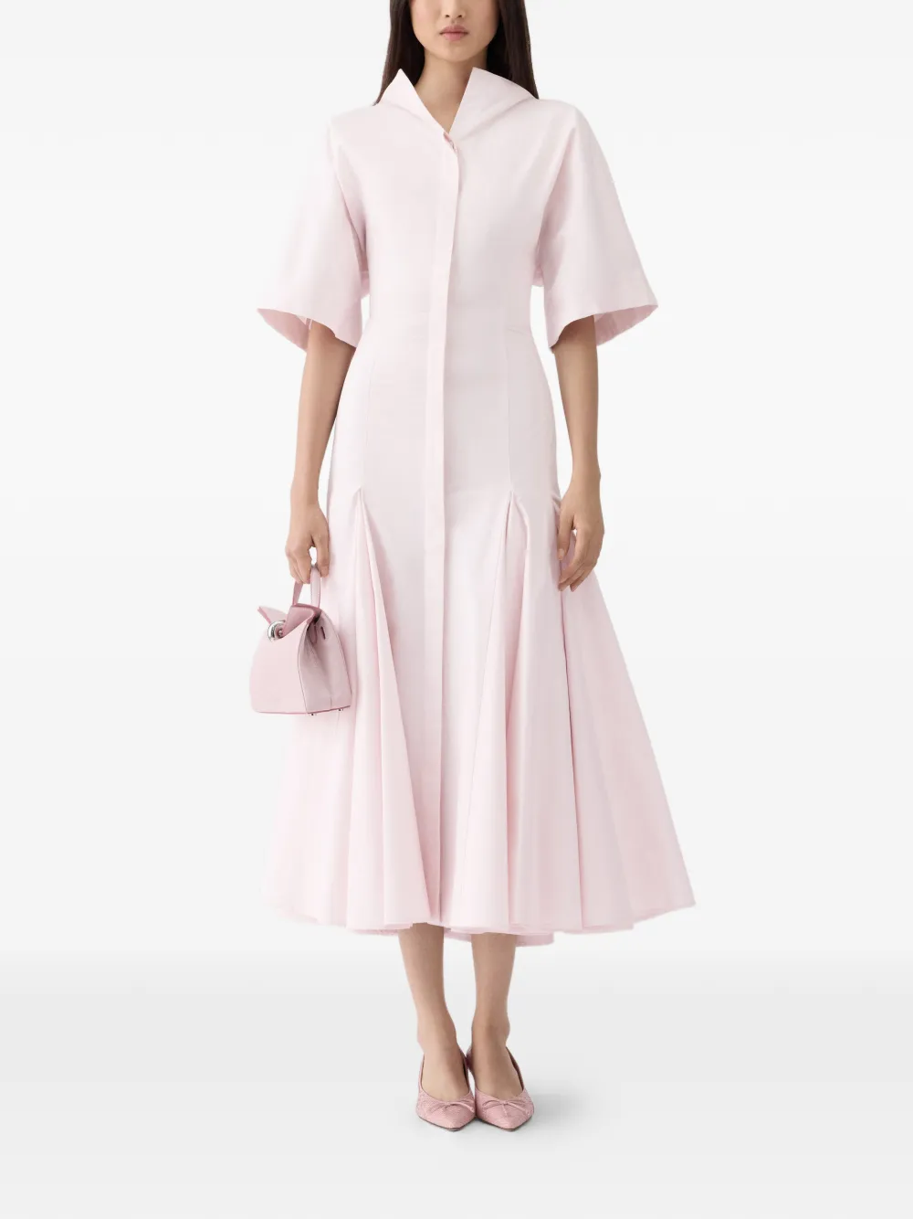  Jacquemus Moisson Midi Dress - Pink 