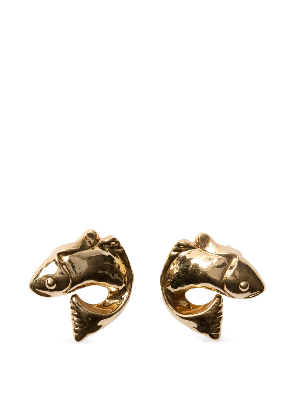 Jacquemus Fish earrings - Oro