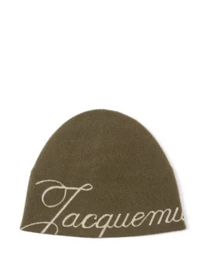 Jacquemus The Atelier ロゴ ビーニー | グレー | FARFETCH JP