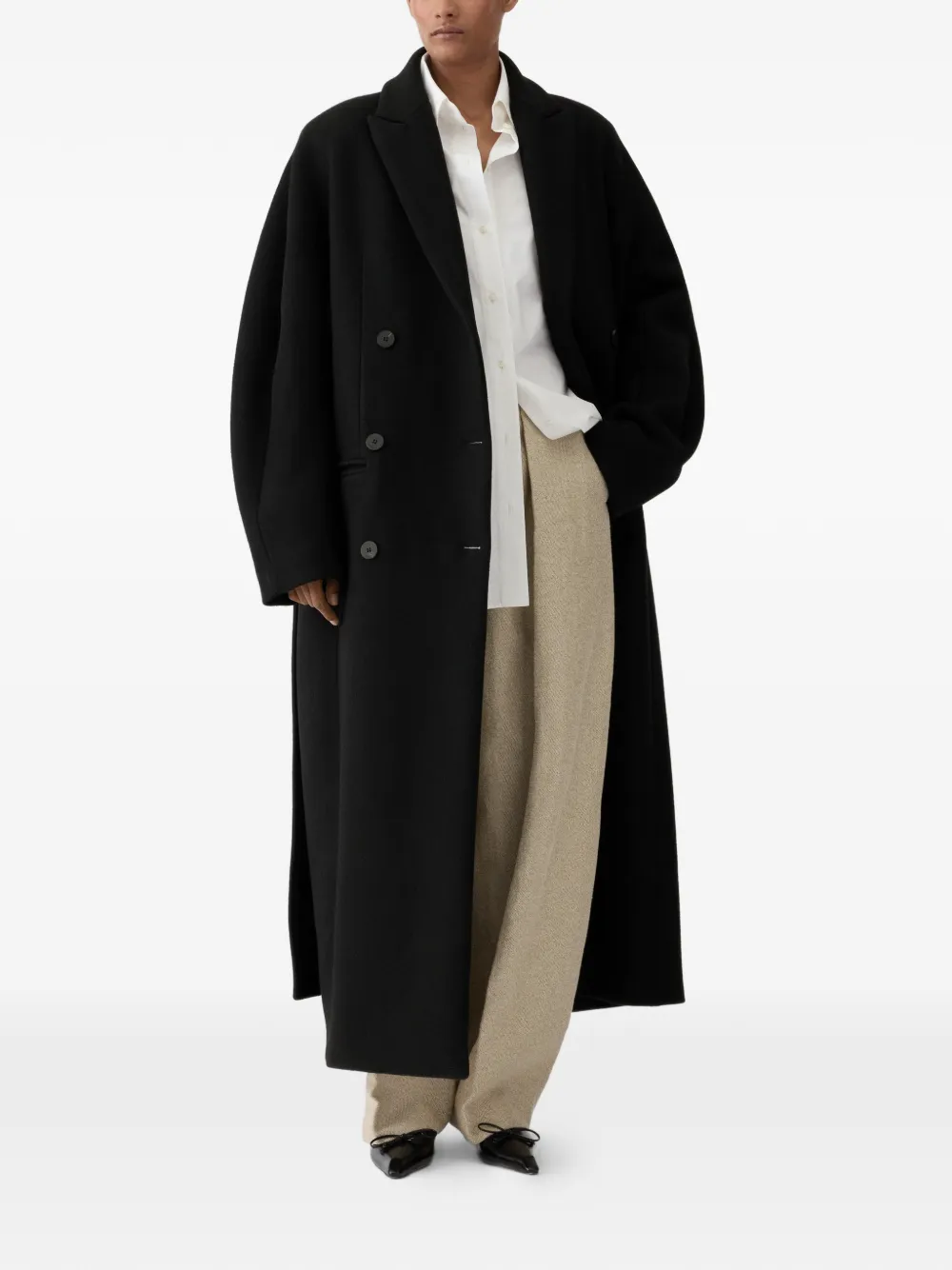 Jacquemus D'Homme jas met dubbele rij knopen Zwart