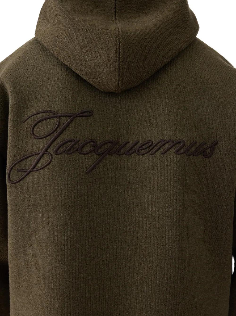 Jacquemus Piqué vest met capuchon en rits Groen
