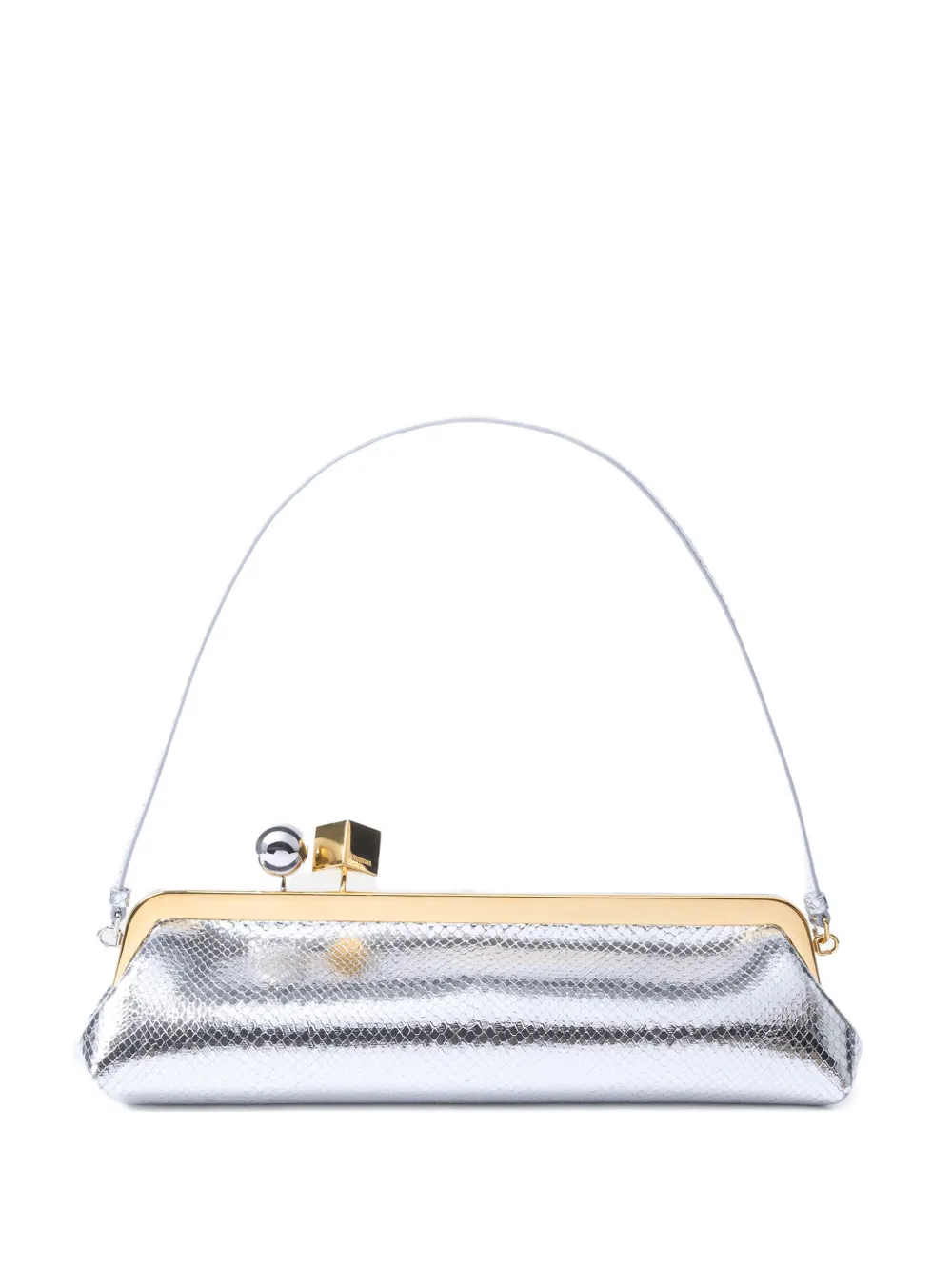 Jacquemus Salon clutch bag - Argento
