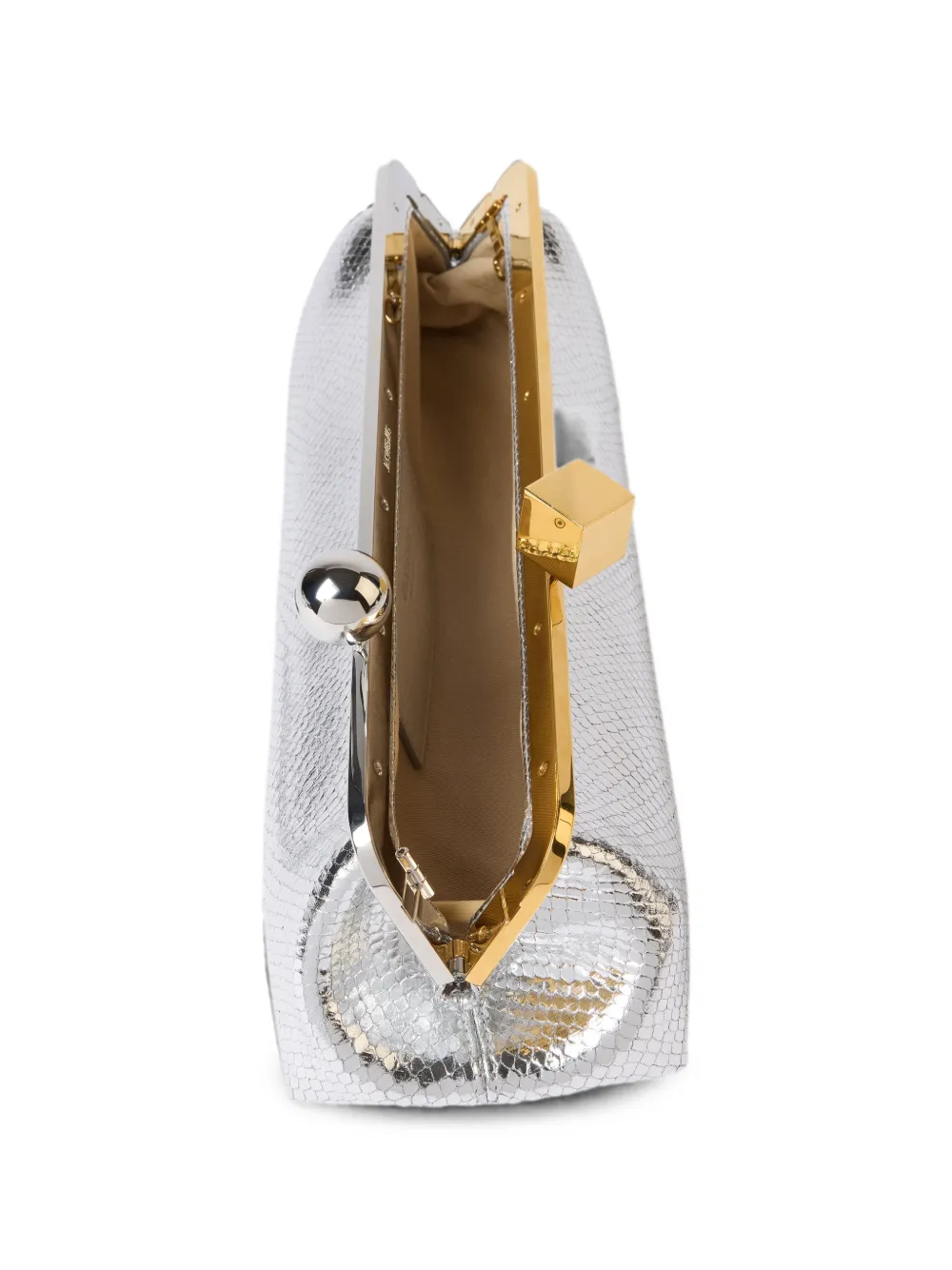 Jacquemus Salon clutch Zilver