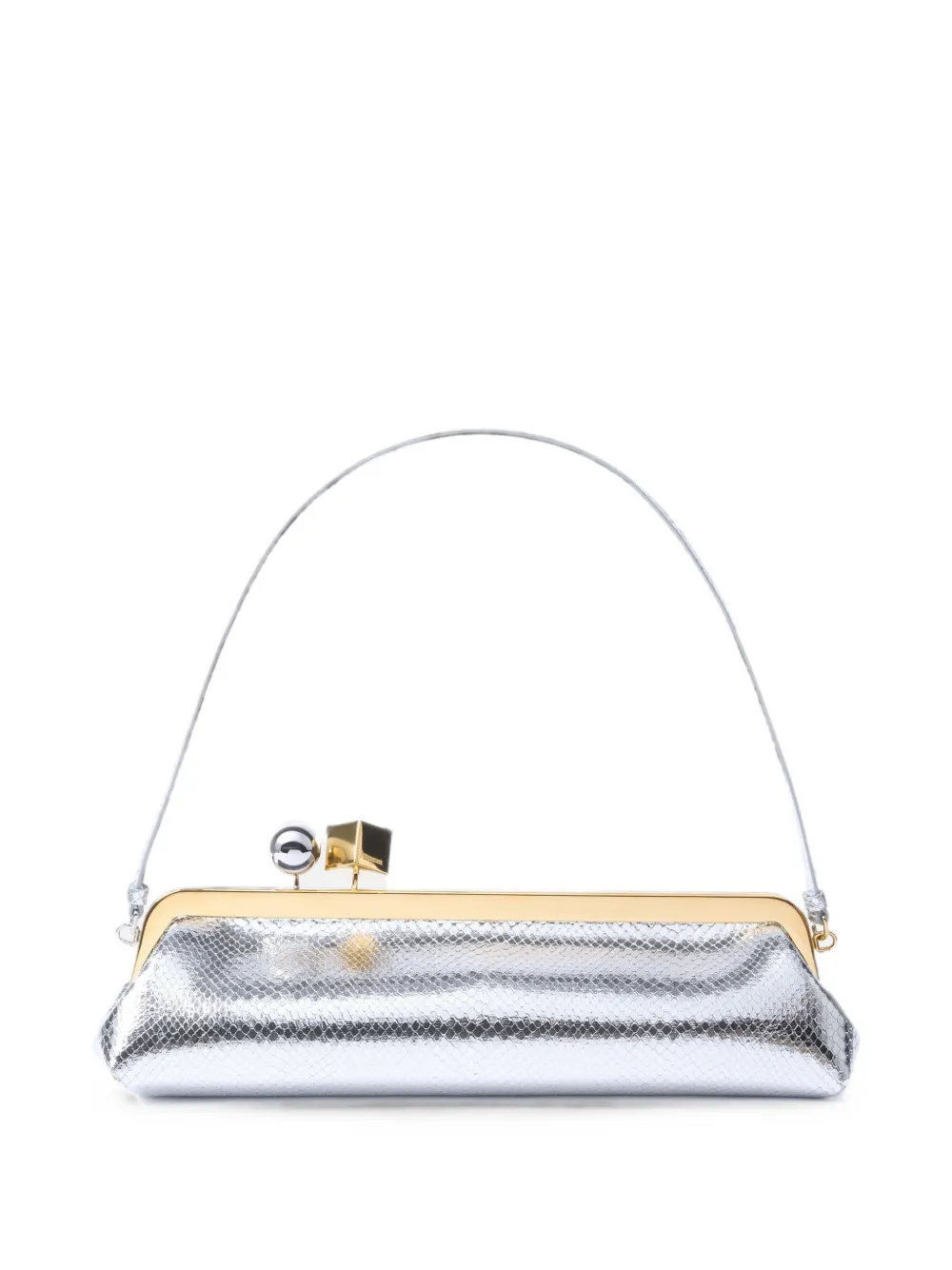 Jacquemus Salon clutch Zilver