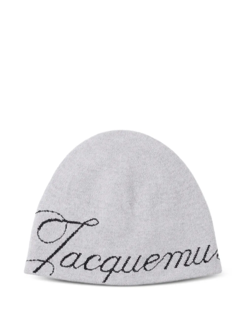 Jacquemus The Atelier logo-letter beanie - Grigio