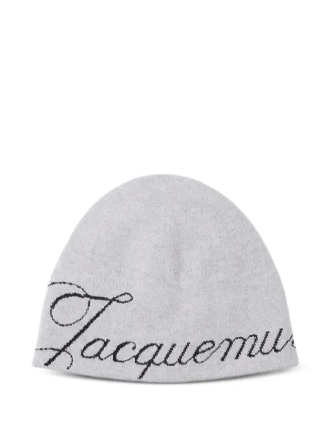Jacquemus The Atelier logo-letter beanie
