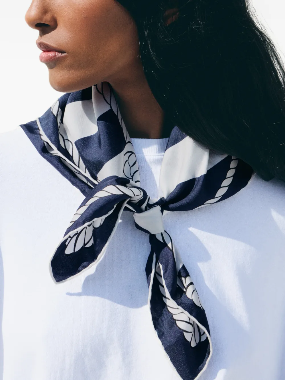 Jacquemus Sjaal met print Blauw