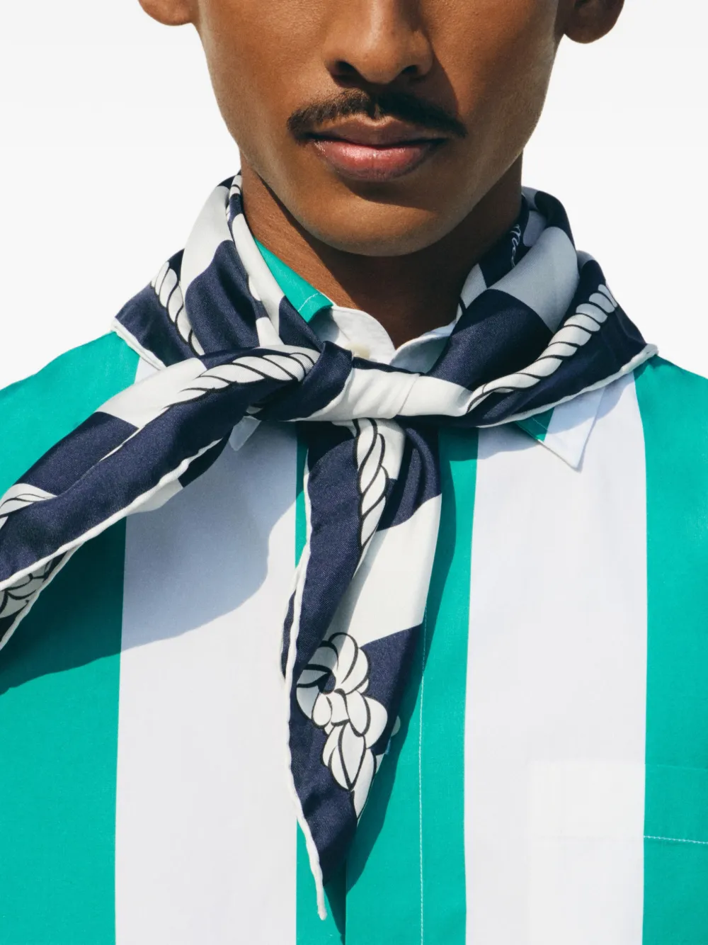 Jacquemus Sjaal met print Blauw