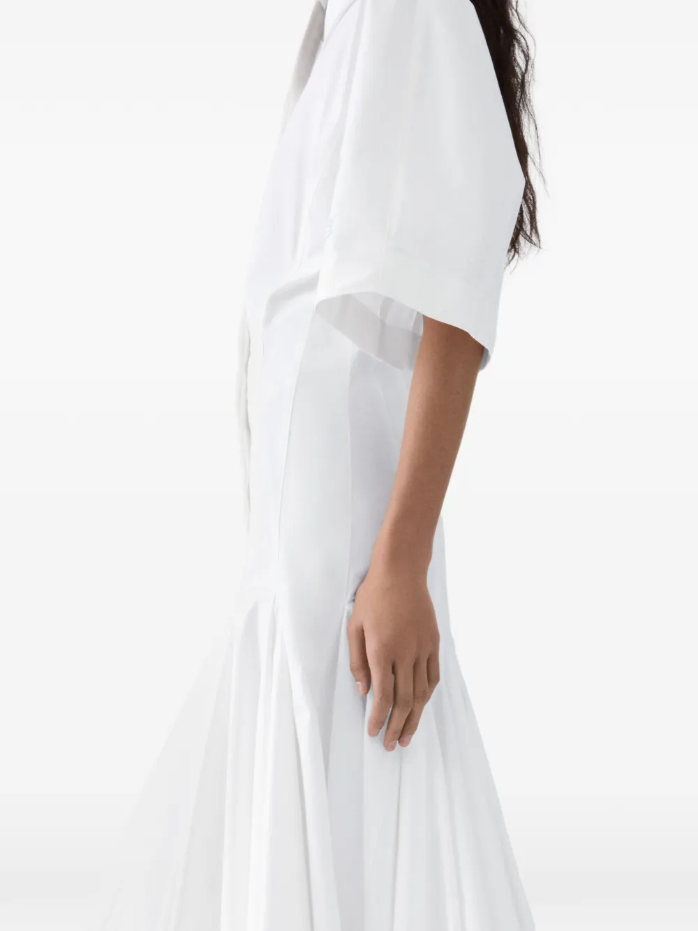 Jacquemus Moisson midi-jurk Wit