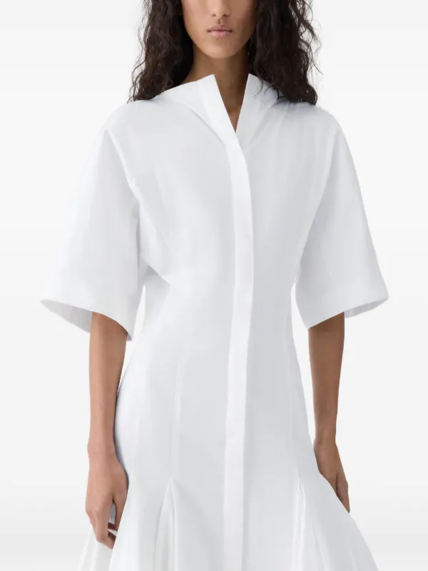 white christmas dresses Jacquemus La robe Murano Cotton Dress – Runway Catalog main image 0