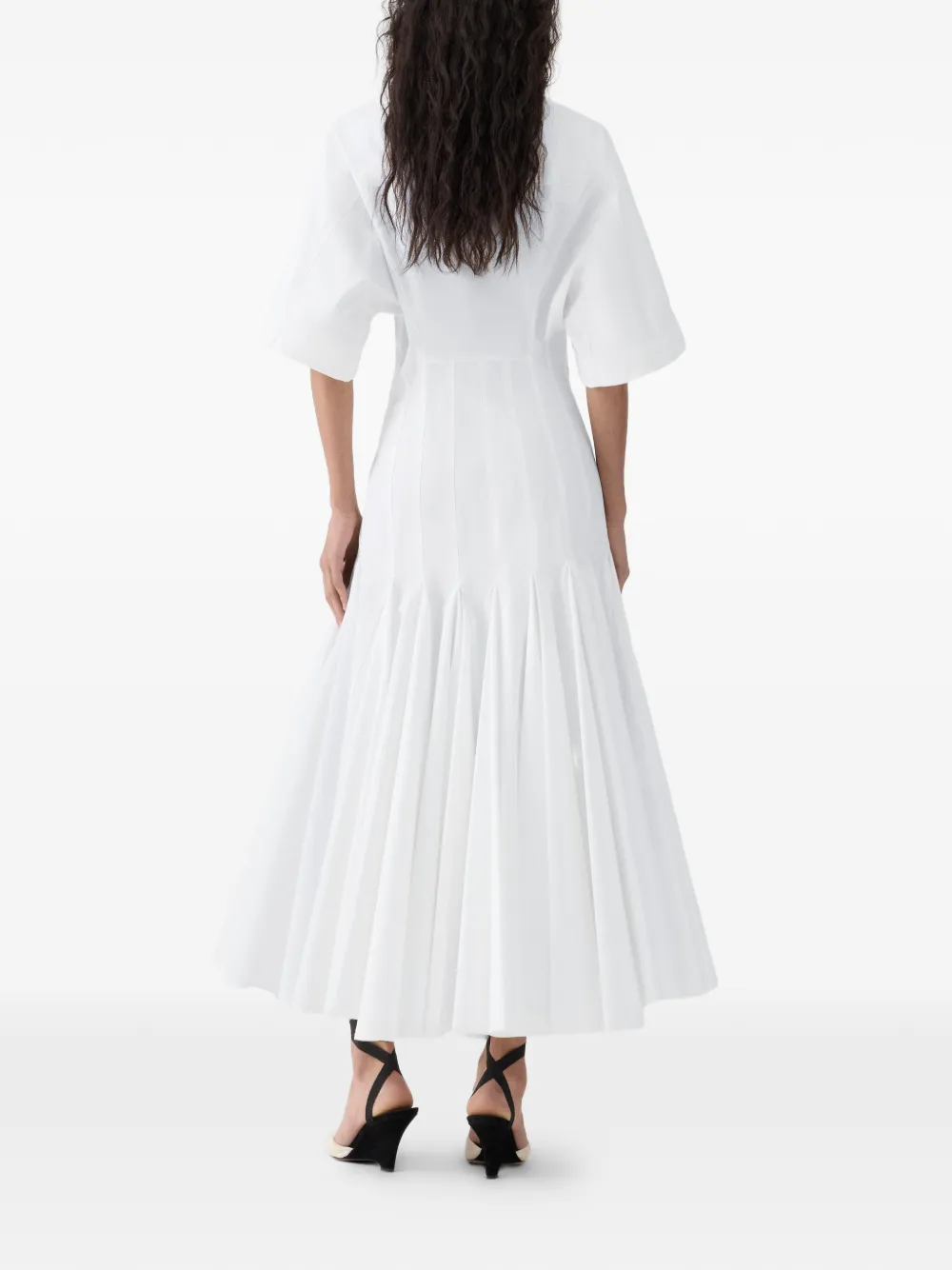  Jacquemus Moisson Midi Dress - White 