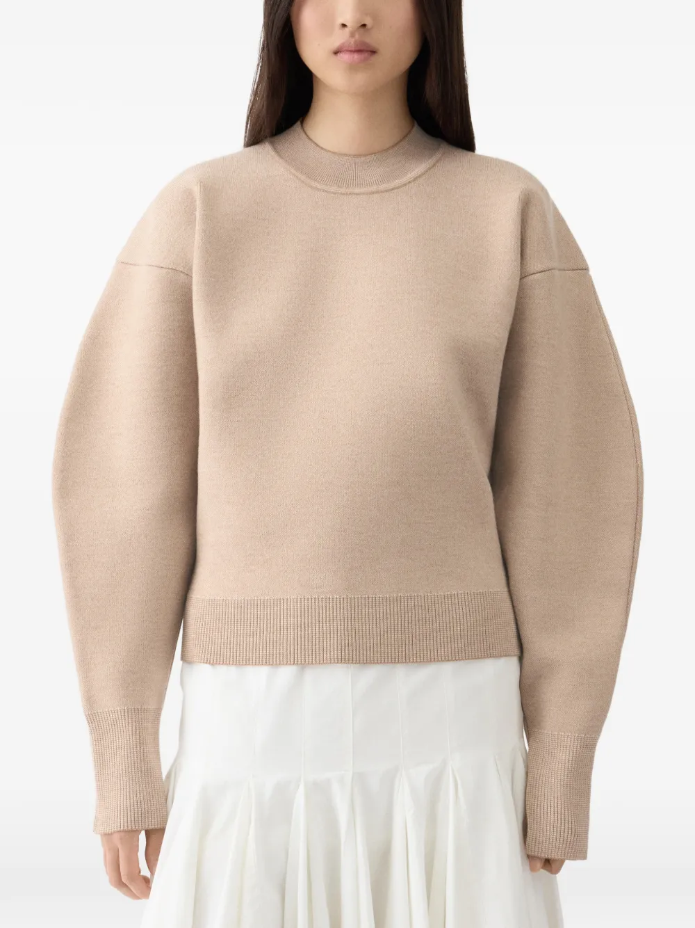  Jacquemus Jersey Con Logo Bordado - Neutro 
