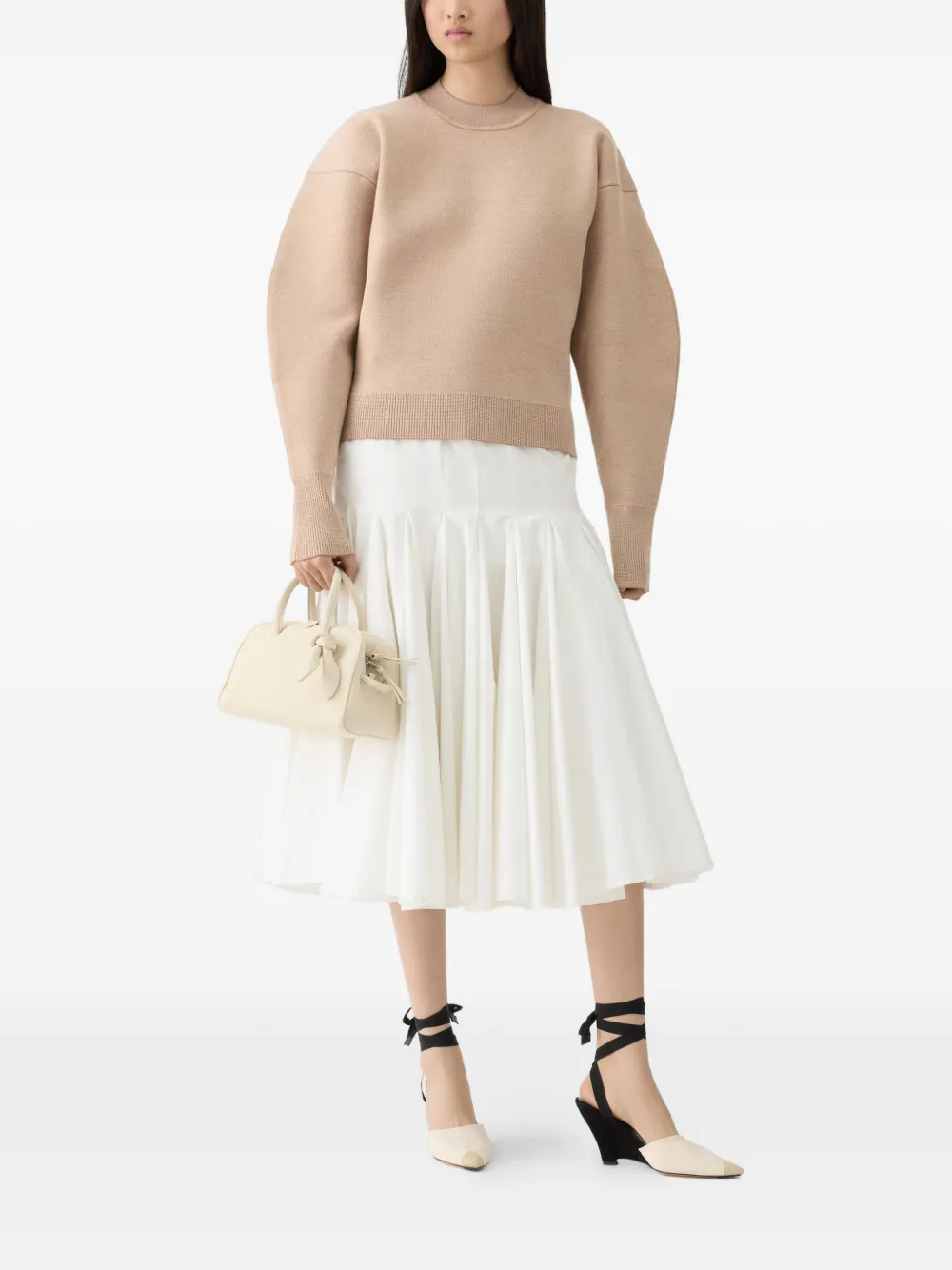  Jacquemus Jersey Con Logo Bordado - Neutro 