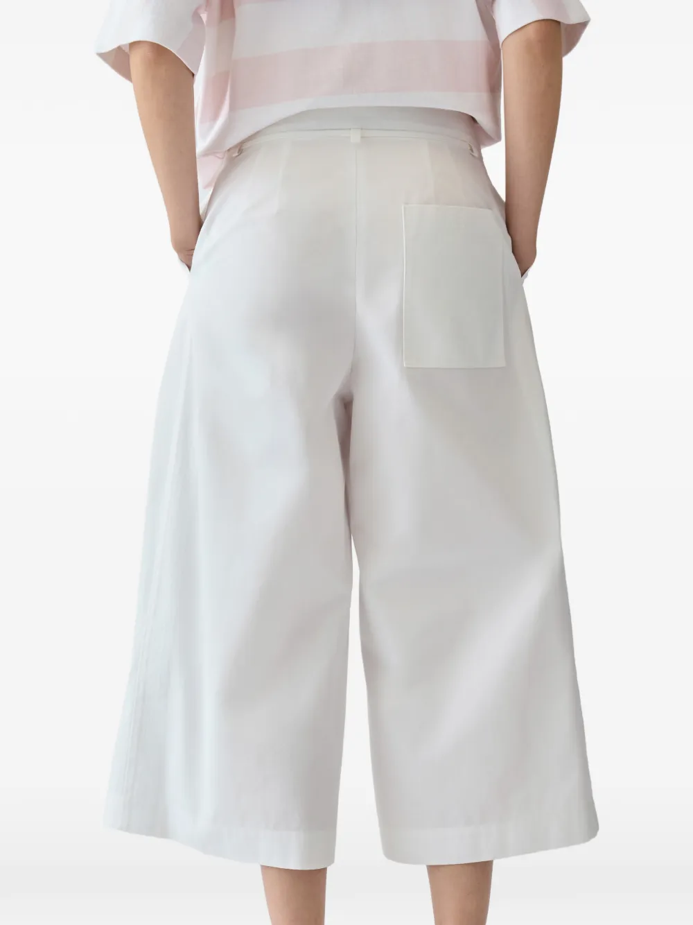 Jacquemus The Marin lichtgewicht lange shorts Wit