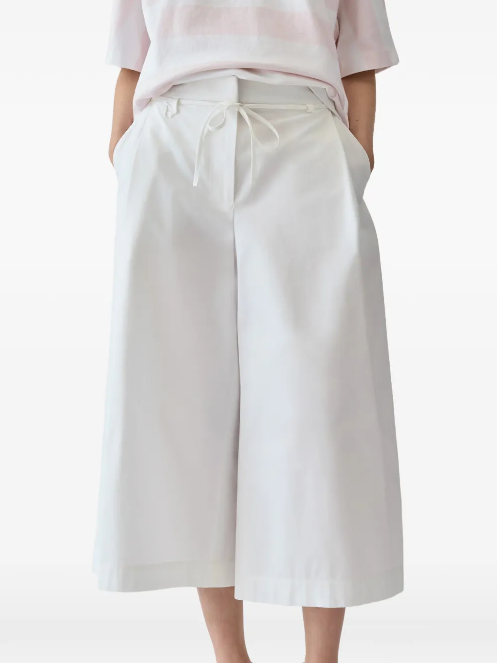 Jacquemus The Marin lichtgewicht lange shorts Wit