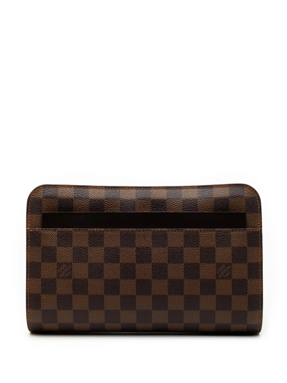 Louis Vuitton Pre-Owned 2000 Damier Ebene Saint Louis Pochette clutch bag - Marrone
