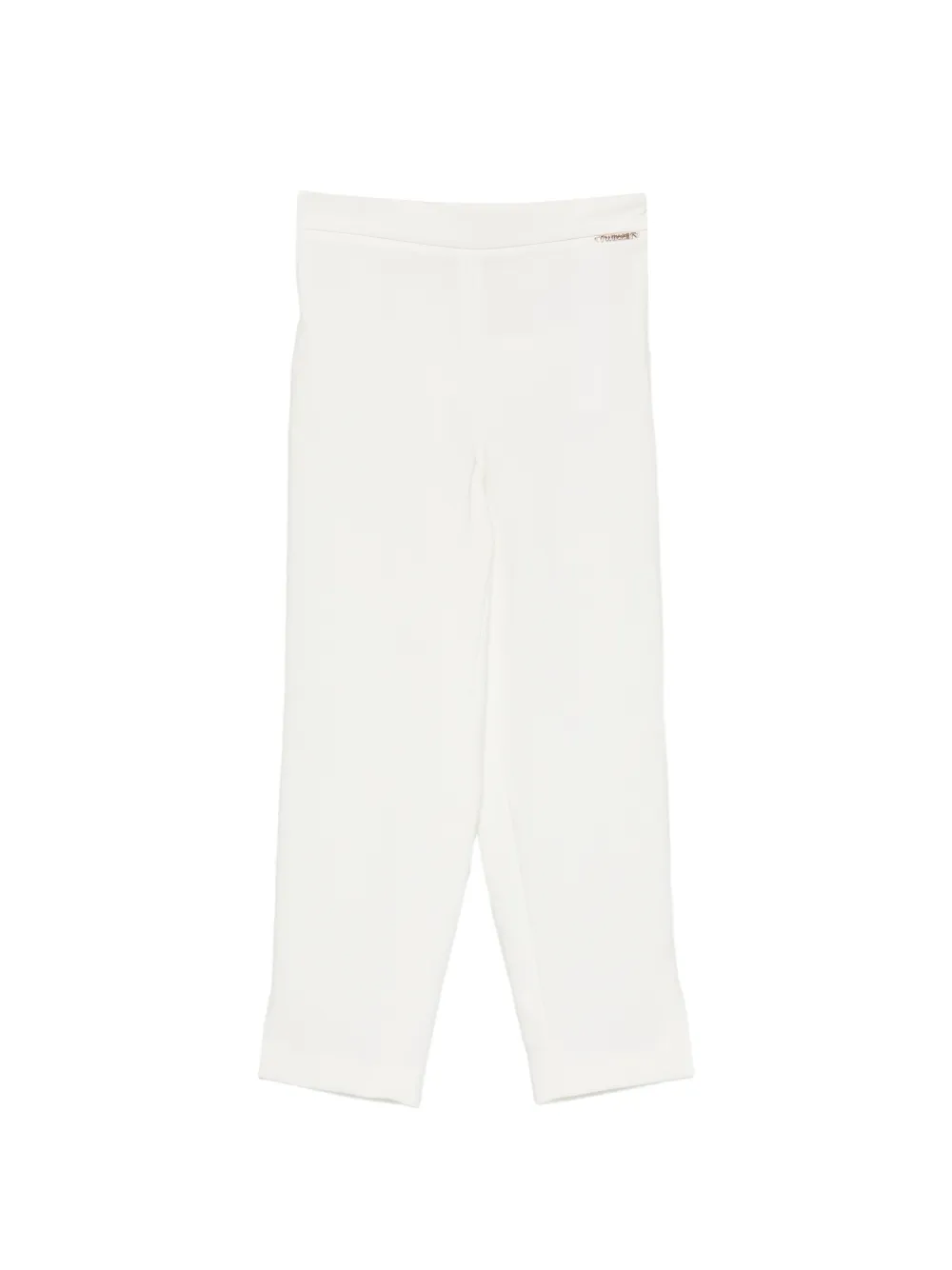 TWINSET Kids Pantaloni con logo - Bianco