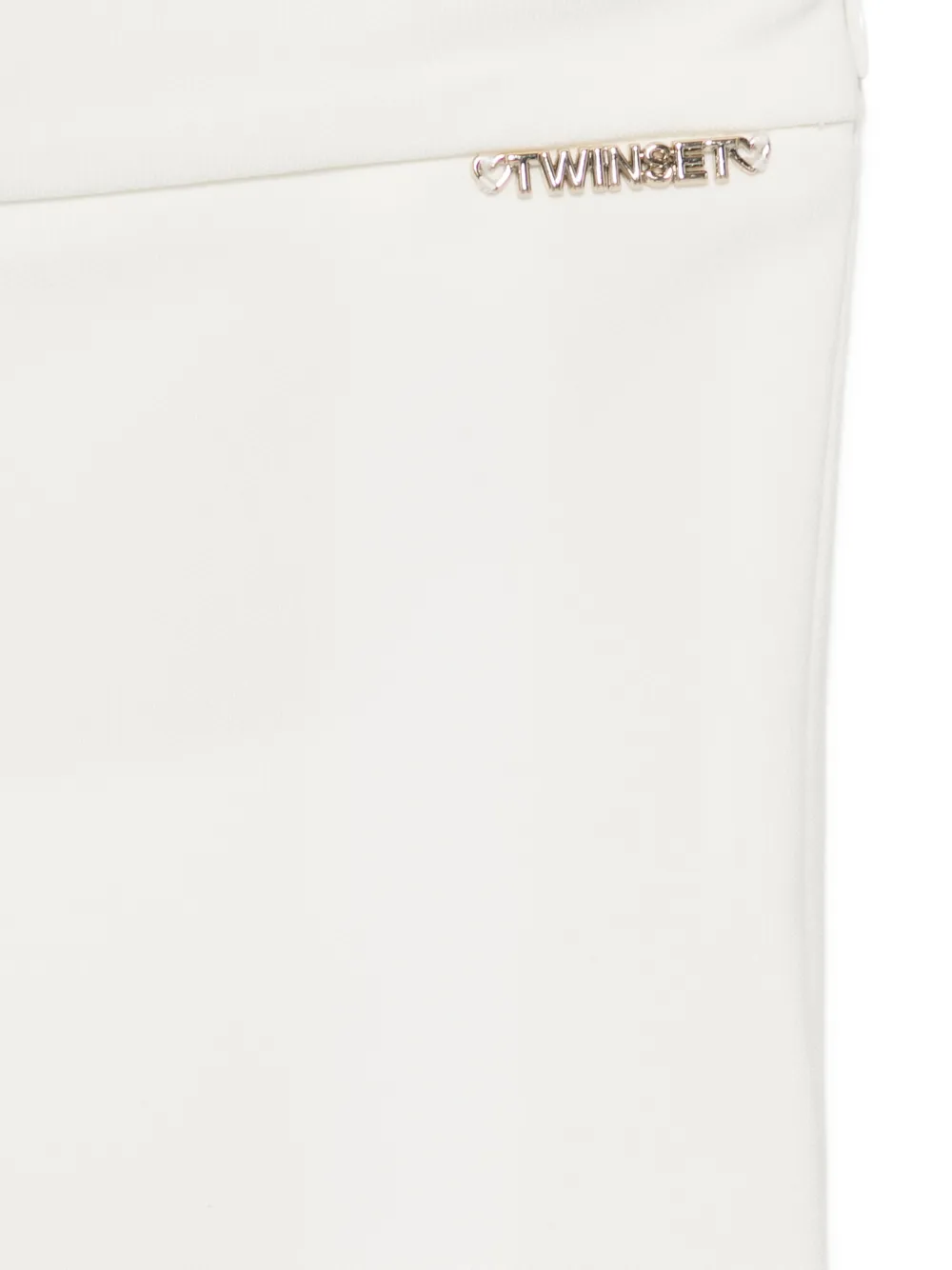  Twinset Kids Logo Trousers - White 