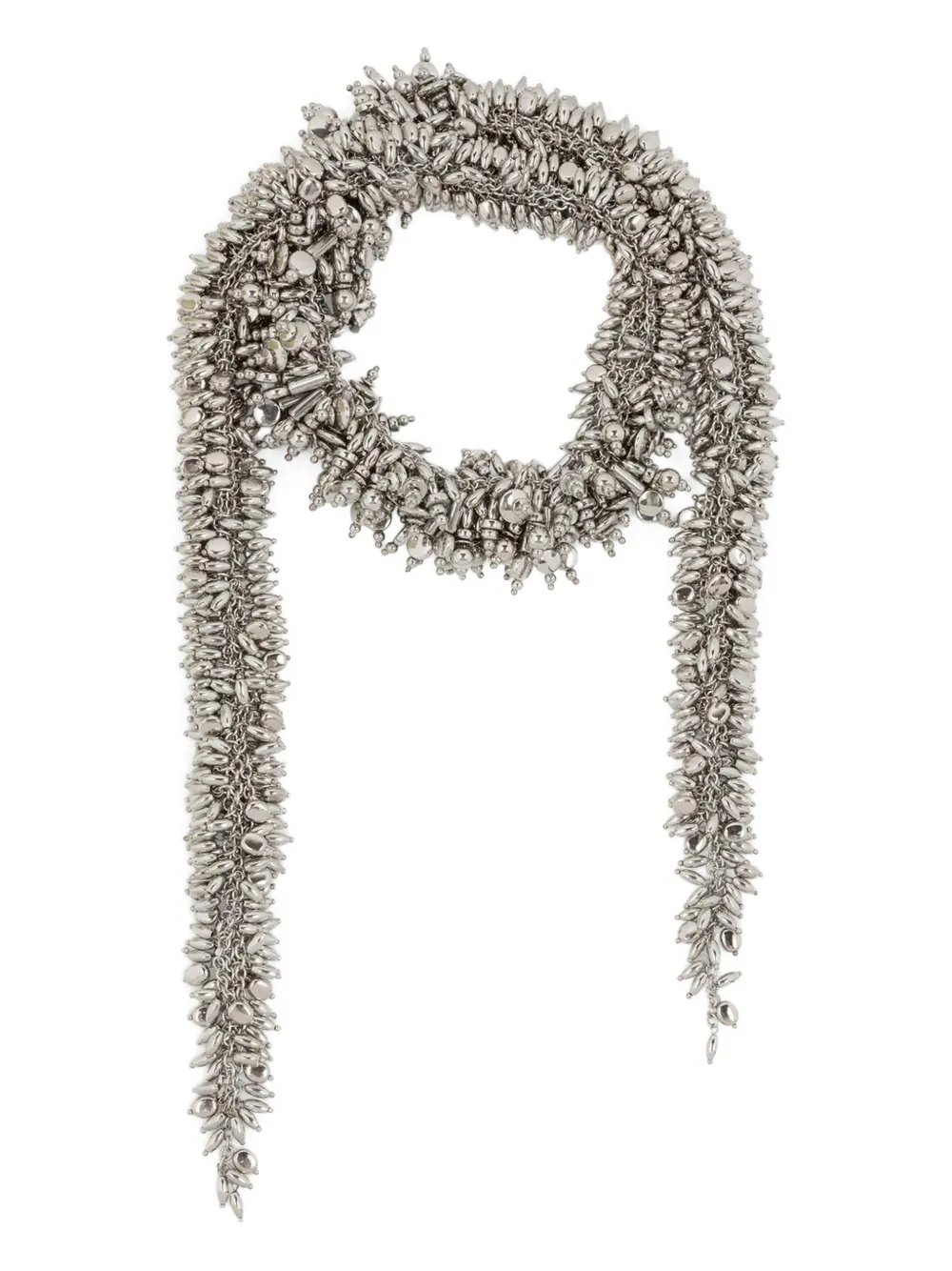 DRIES VAN NOTEN Collana con perline - Argento