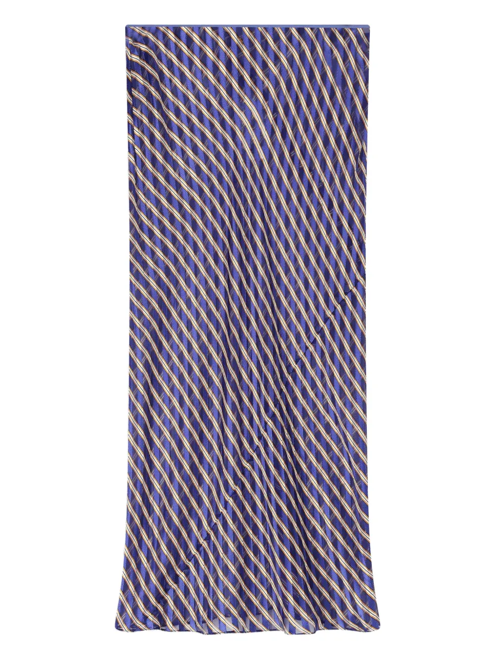 DRIES VAN NOTEN Gonna midi devoré - Blu