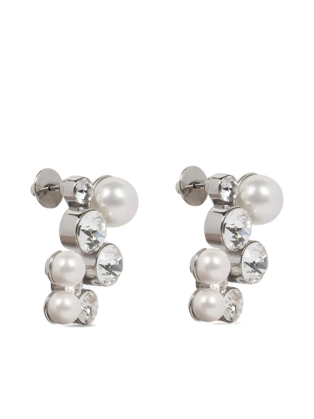  Dries Van Noten Post-back Earrings - Silver 