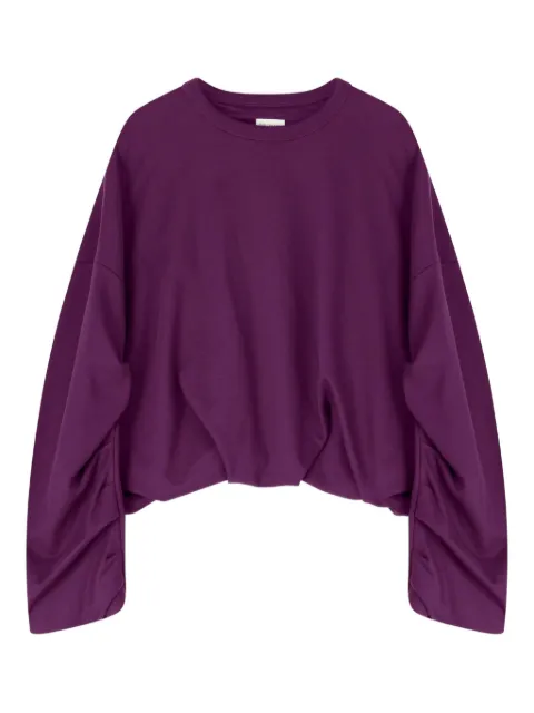 DRIES VAN NOTEN draped sweatshirt