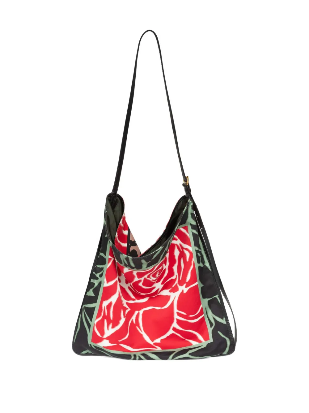 large graphic-print shoulder bag