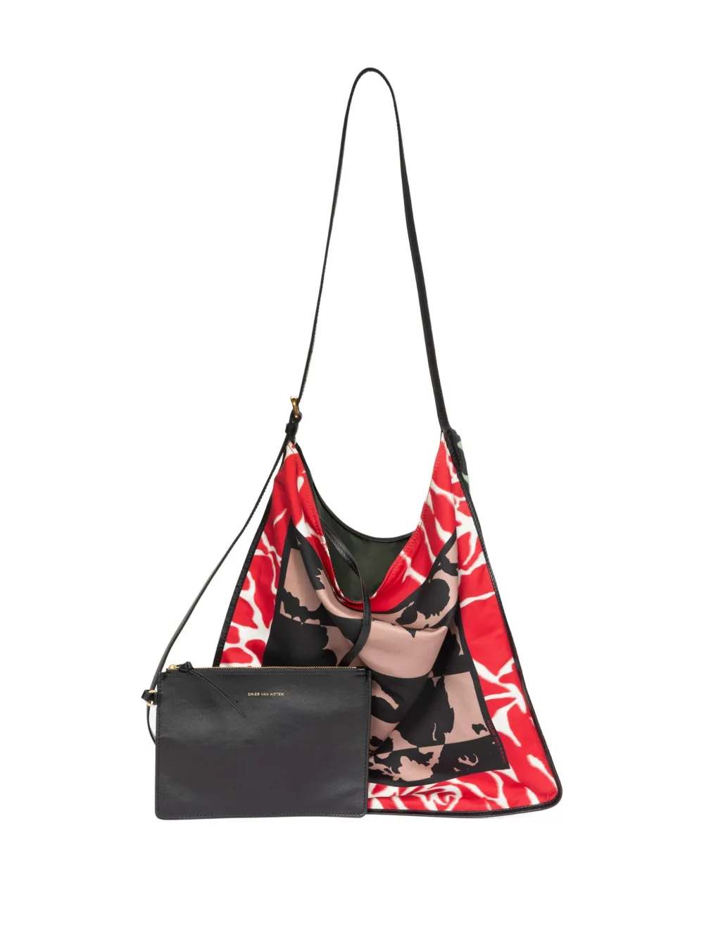large graphic-print shoulder bag