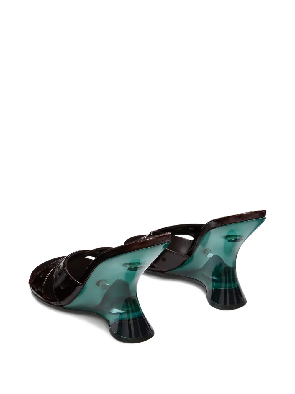 DRIES VAN NOTEN Leren sandalen Bruin