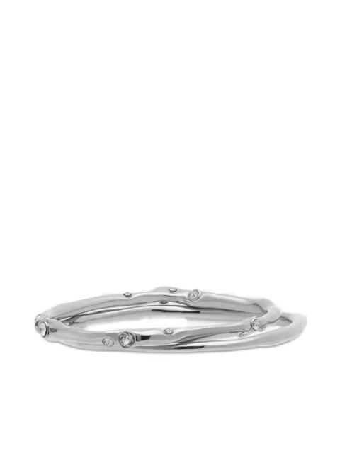 DRIES VAN NOTEN set brazalete con detalles de cristal
