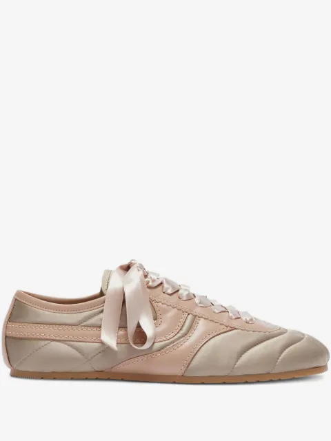 DRIES VAN NOTEN 绗缝缎面运动鞋