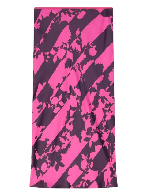 DRIES VAN NOTEN printed midi skirt
