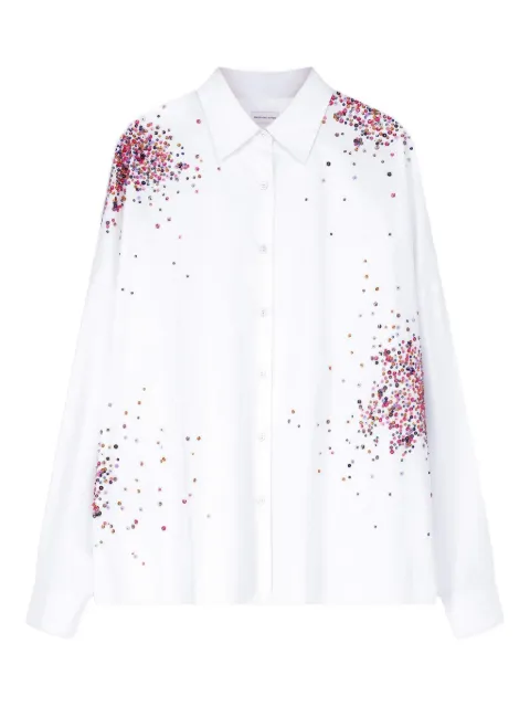 DRIES VAN NOTEN embellished cocoon shirt