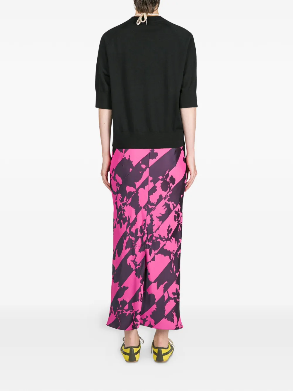 DRIES VAN NOTEN Merino Sweater in Black, view 4