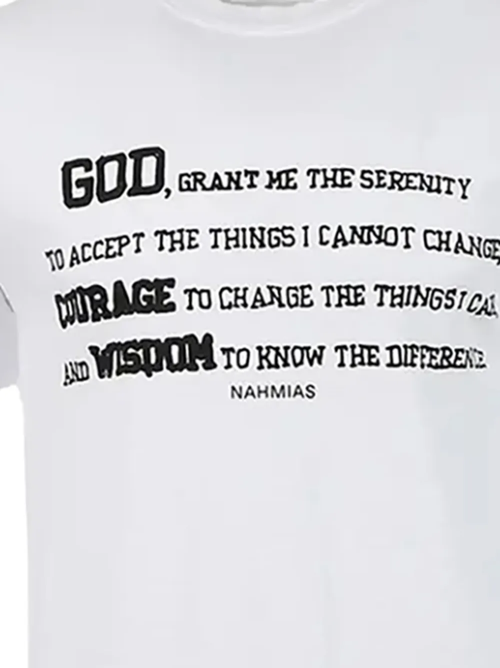 Nahmias Serenity katoenen T-shirt Wit