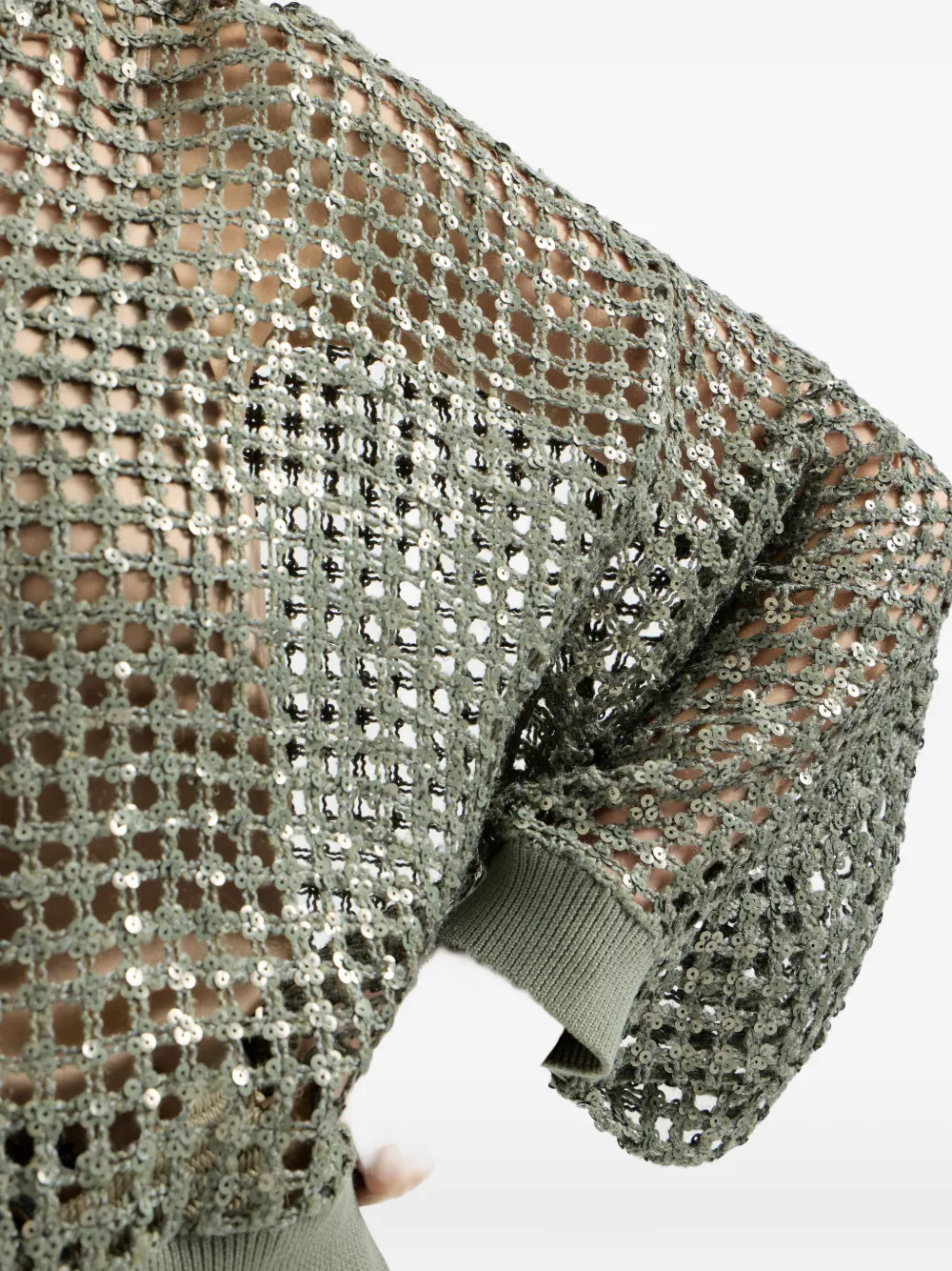 Brunello Cucinelli Vest met lange mouwen Groen